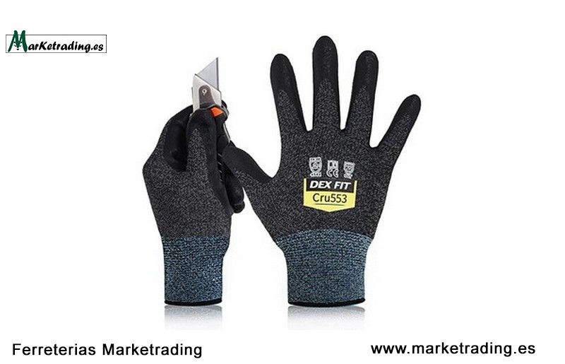 Guantes Anticortes de Nivel 5 Cru553 Dex Fit