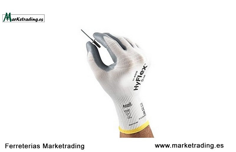Guantes de trabajo finos y transpirables Ansell Hyflex_4