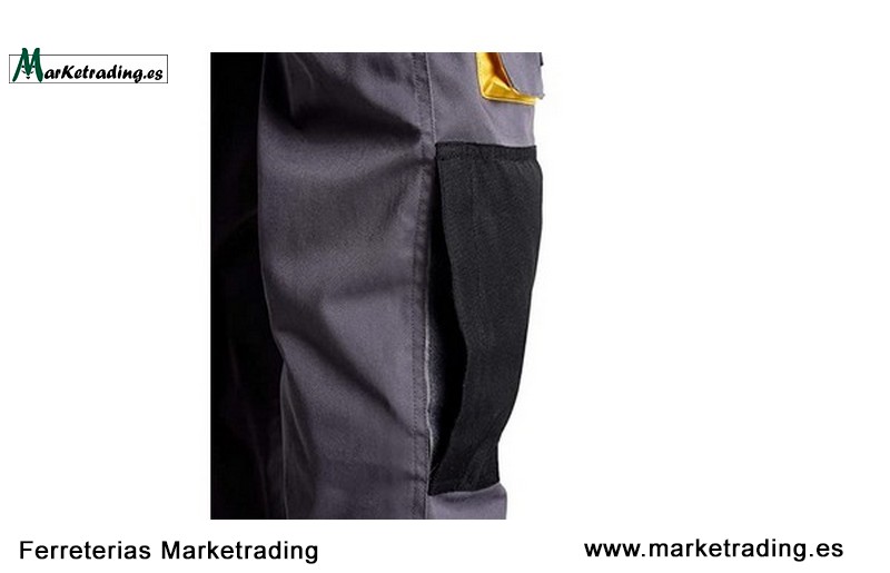 Pantalon de trabajo Gris-Negro Wolfpack_4