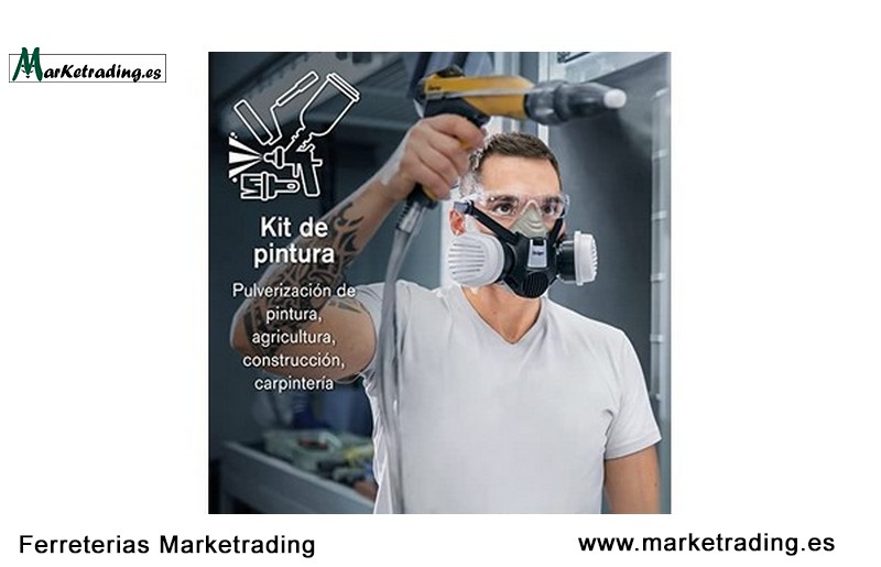 Respirador homologado de seguridad para pintura y agricultura Dräger_3